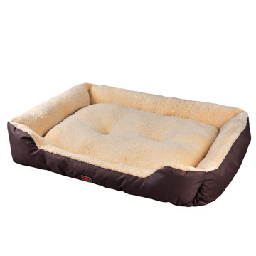 PaWz Pet Bed Mattress Dog Cat Pad Mat Cushion Soft Winter Warm 2X Large Brown PaWz